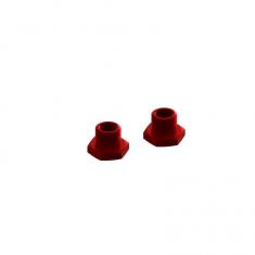 Aluminum Wheel Hex 17mm 14.6mm Thick Rouge (2) - Arrma