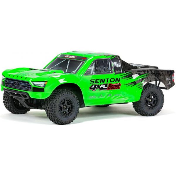 ARRMA Senton 4X2 Boost Mega 550 1:10 Brushed Short Course Truck RTR Vert - ARA4103V4T1