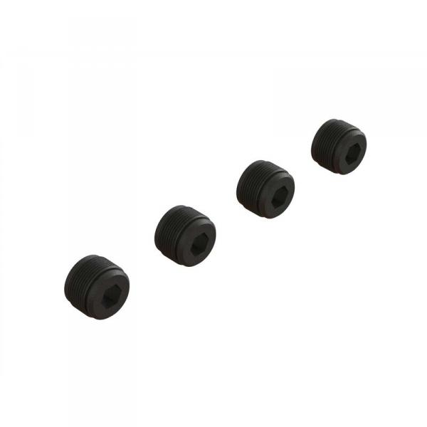 Hub Nut (Red) (4) - ARA330582