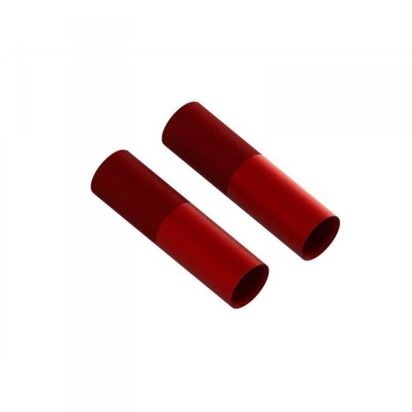 Aluminum Shock Body 24x83mm (Red) (2) - ARA330578