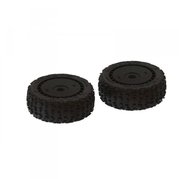 dBoots 'Katar B 6S' Tire Set Black - Pair - ARA550058