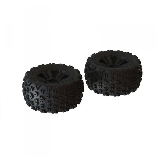 dBoots 'Copperhead2 MT' Tire Set Black - Pair - ARA550059