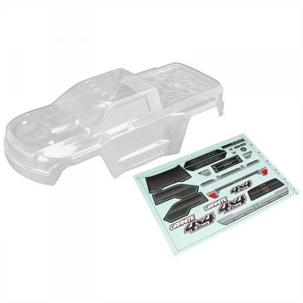 AR402261 - Carrosserie Clear w/Decals GRANITE 4x4 - AR402261-ARAC3337