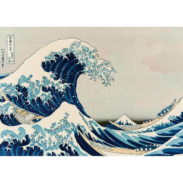 Puzzle 1000 pièces : La Grande Vague de Kanagawa - ArtPuzzle-5243