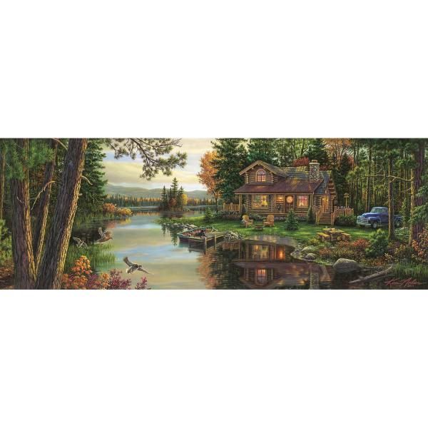 Panoramic 1000 piece jigsaw puzzle : The Art Of The Peace - ArtPuzzle-4483