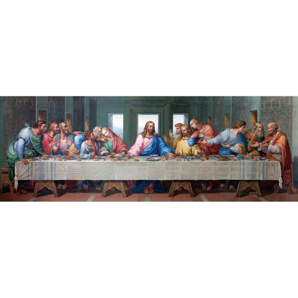 Panoramic 1000 piece jigsaw puzzle : The Last Supper  - ArtPuzzle-5244