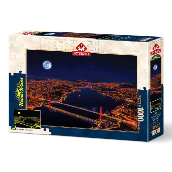 Neon 1000 piece jigsaw puzzle : Triple Bridge , Bosphorus - ArtPuzzle-5239