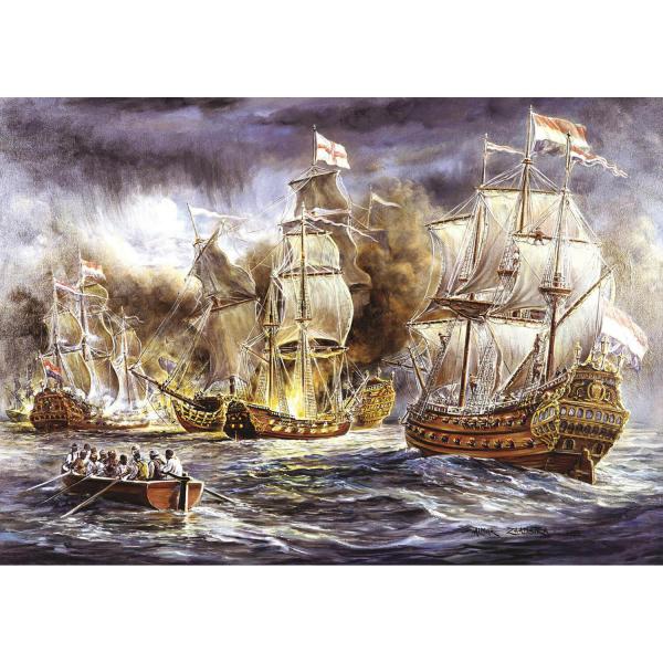 1500-teiliges Puzzle: Schlachtschiffkrieg - ArtPuzzle-4549