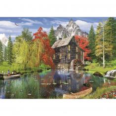 1500-teiliges Puzzle: Fishing By The Mill