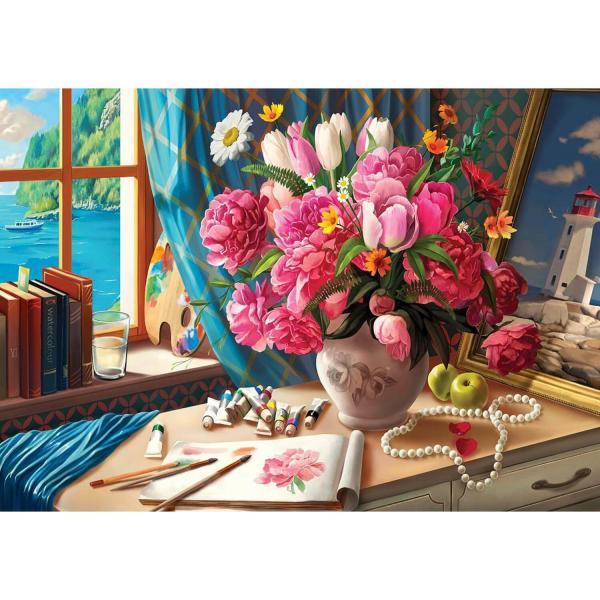 Puzzle de 1500 piezas : El Olor del Arte - ArtPuzzle-5387