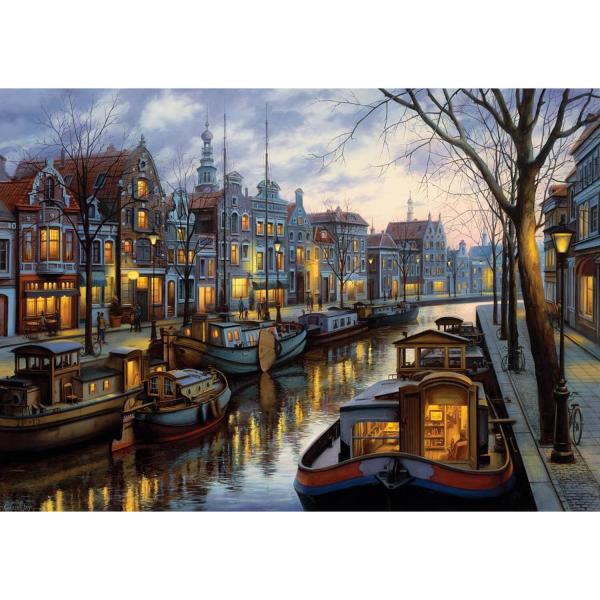 1500 piece puzzle : The Light of Canal - ArtPuzzle-5389