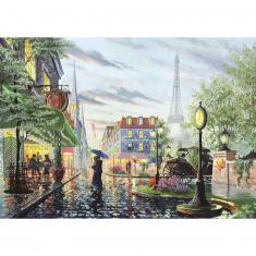 Puzzle de 2000 piezas : Lluvia de verano, París