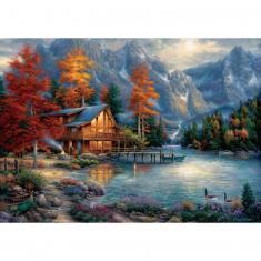 3000 piece puzzle : Autumn Reflection
