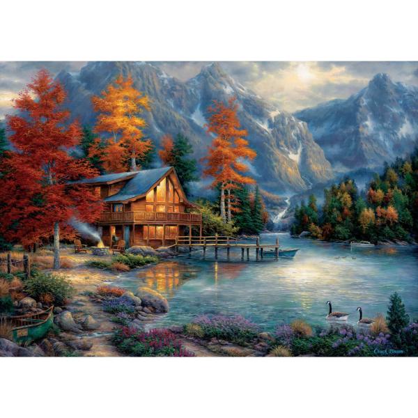 3000 piece puzzle : Autumn Reflection - ArtPuzzle-5523