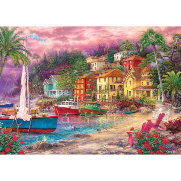 3000 piece puzzle : On Lavender Shores - ArtPuzzle-5527