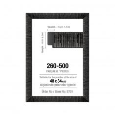 Cadre pour puzzle de 500 pièces - 30 mm : Noir