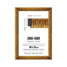 Frame For 500 Pieces Puzzles - 30 mm : Gold