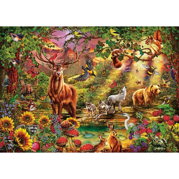 1000-teiliges Puzzle: Zauberwald - ArtPuzzle-5176