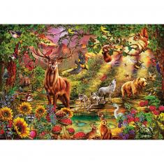 Puzzle 1000 pièces : Forêt Magique