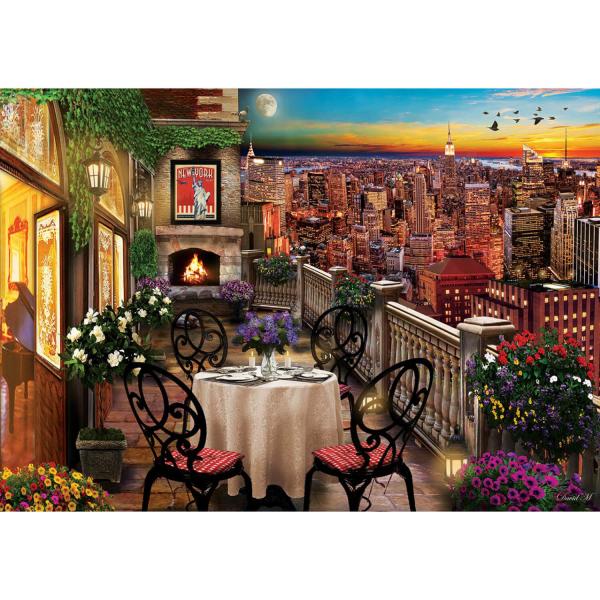 1000 piece puzzle : Dinner At New York - ArtPuzzle-5184