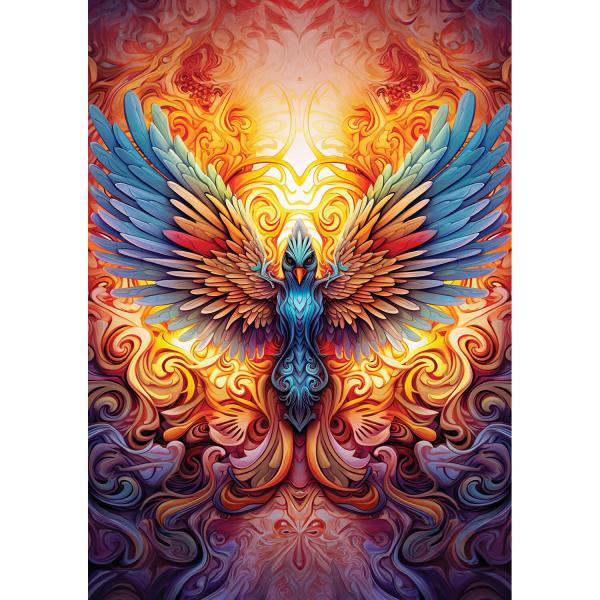 1000 piece puzzle : Colorful Phoenix - ArtPuzzle-5253