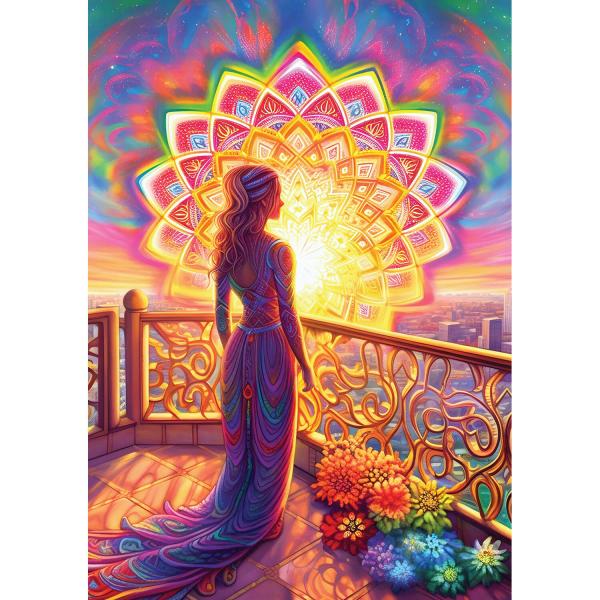 1000-teiliges Puzzle: Göttlicher Sonnenuntergang - ArtPuzzle-5257