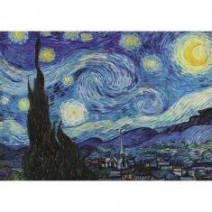 1000 piece puzzle : The Starry Night, 1889