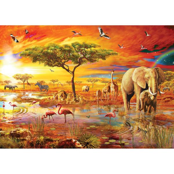 3000-teiliges Puzzle: Afrika-Safari - ArtPuzzle-5529