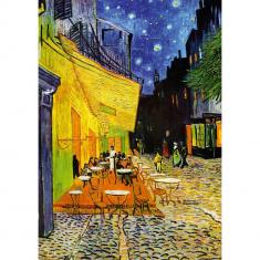 Puzzle de 1000 piezas: Terraza de café de noche, Van Gogh