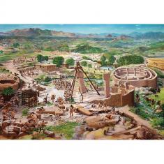Ryco 1000 Teile Puzzle "Hertfordshire Historische Karte" - Gedruckt In UK, Präziser Schnitt, Plastikfreie Verpackung
