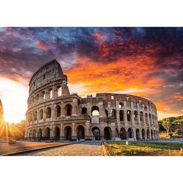 1000 piece puzzle : Sunset at Colosseum - ArtPuzzle-5265