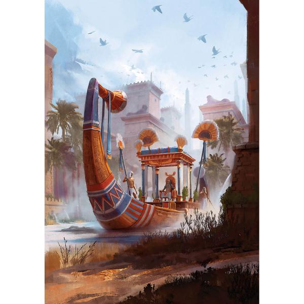 1000 piece puzzle : Pharaoh Barge - ArtPuzzle-5267
