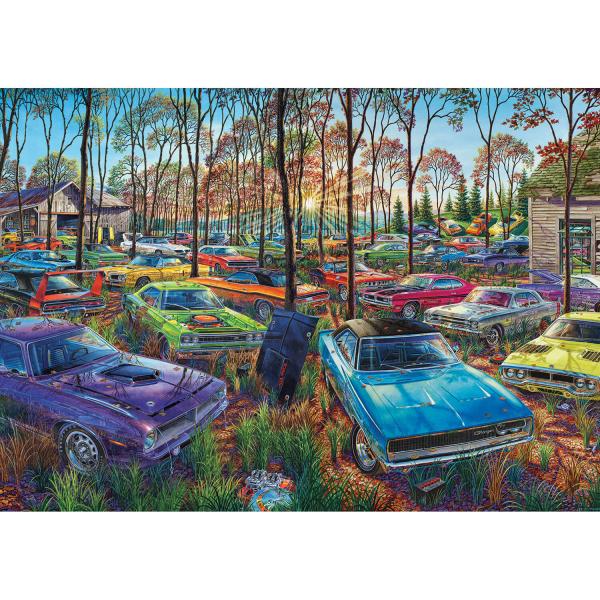 Puzzle 1000 pièces : Cimetière automobile - ArtPuzzle-5269