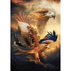 1000 piece puzzle : Eagle Sky