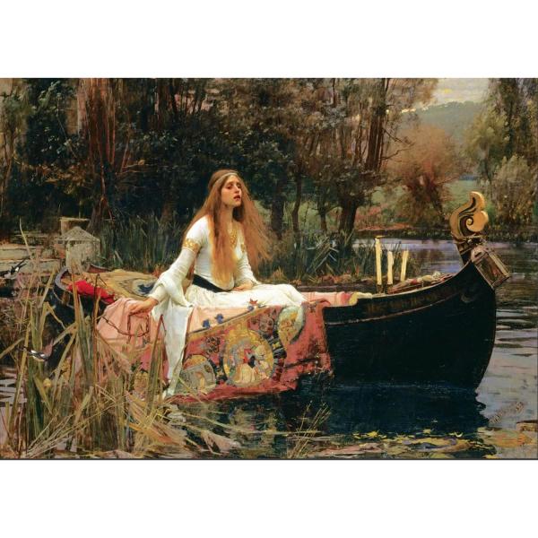 Puzzle de 2000 piezas: La dama de Shalott, 1888 - ArtPuzzle-5478
