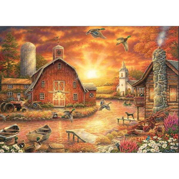 3000 piece puzzle : A new Day - ArtPuzzle-5526