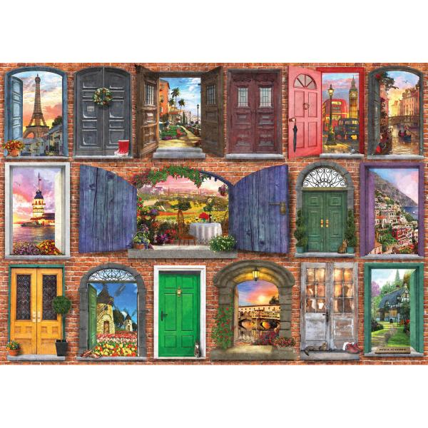1000-teiliges Puzzle: Türen Europas - ArtPuzzle-5219