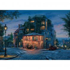 1000-teiliges Puzzle: La Maison Rose Blue