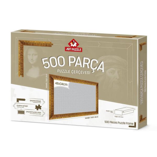 Puzzles con marco de 500 piezas: Dorado - ArtPuzzle-14613