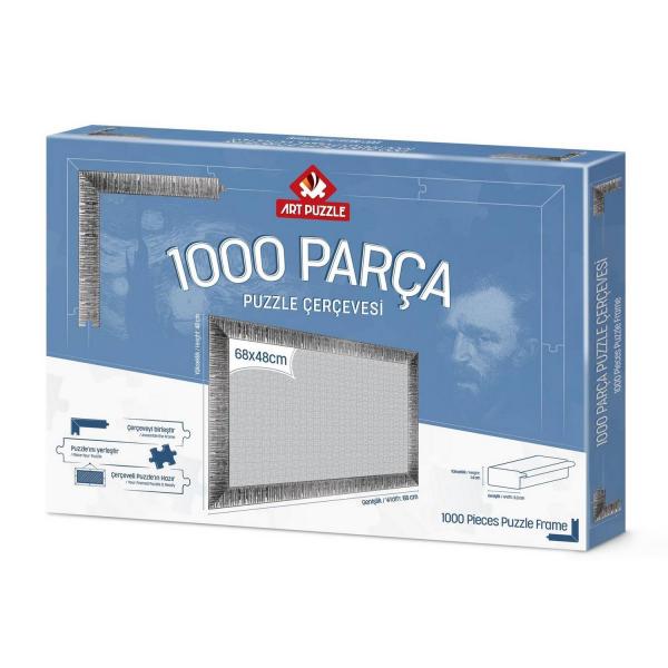 Puzzles con marco de 1000 piezas: Plata - ArtPuzzle-14615