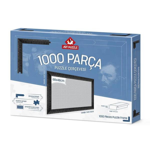 Puzzles con marco de 1000 piezas: Negro - ArtPuzzle-14616