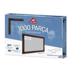 Puzzles Cadre 1000 pièces : Marron