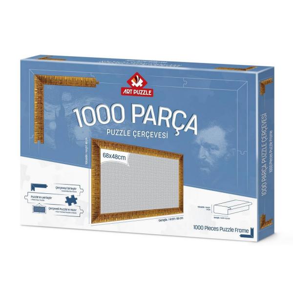 Puzzles con marco de 1000 piezas: Dorado - ArtPuzzle-14618