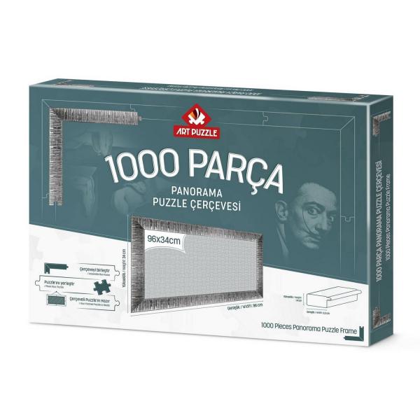 Puzzles con marco panorámico de 1000 piezas: Plata - ArtPuzzle-14620