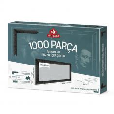 Frame Panorma Puzzles 1000 pieces : Black