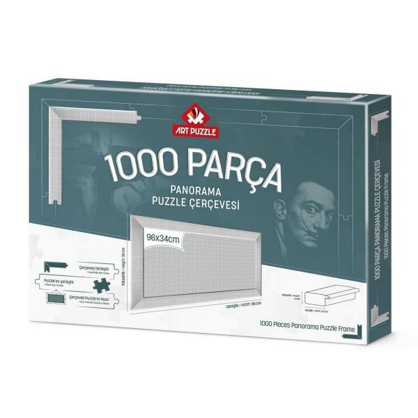 Frame Panorma Puzzles 1000 pieces : White - ArtPuzzle-14624