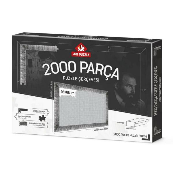 Puzzles Cadre 2000 pièces : Argent - ArtPuzzle-14630