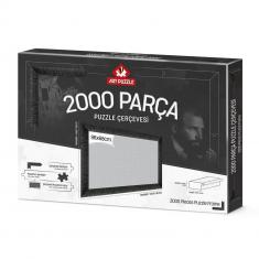 Puzzles Cadre 2000 pièces : Noir