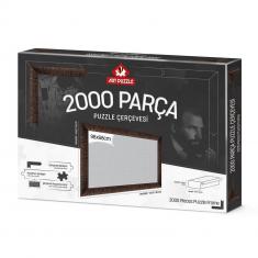 Puzzles Cadre 2000 pièces : Marron