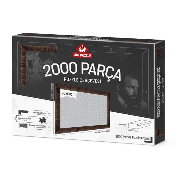 Puzzles Cadre 2000 pièces : Marron - ArtPuzzle-14632